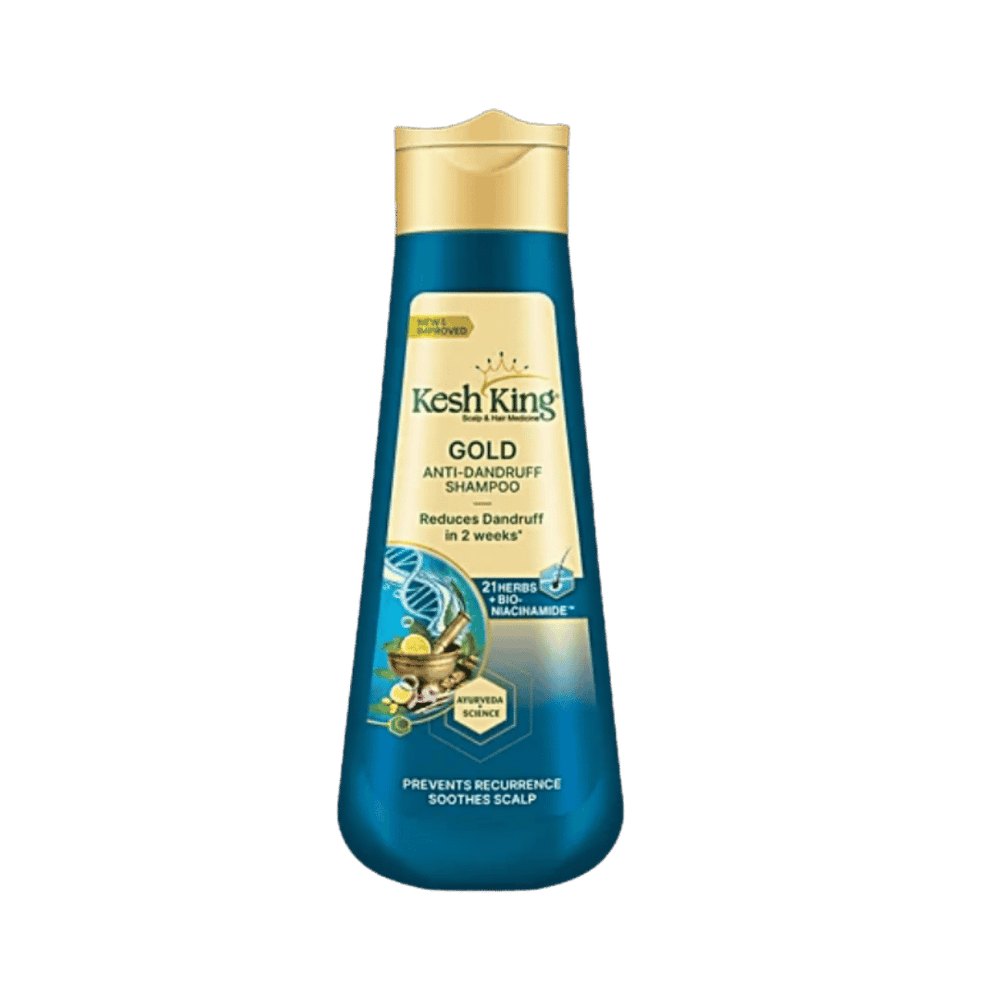 Kesh King Gold Anti-Dandruff Shampoo - 340ml | كيش كينج شامبو مضاد للقشرة - 340مل