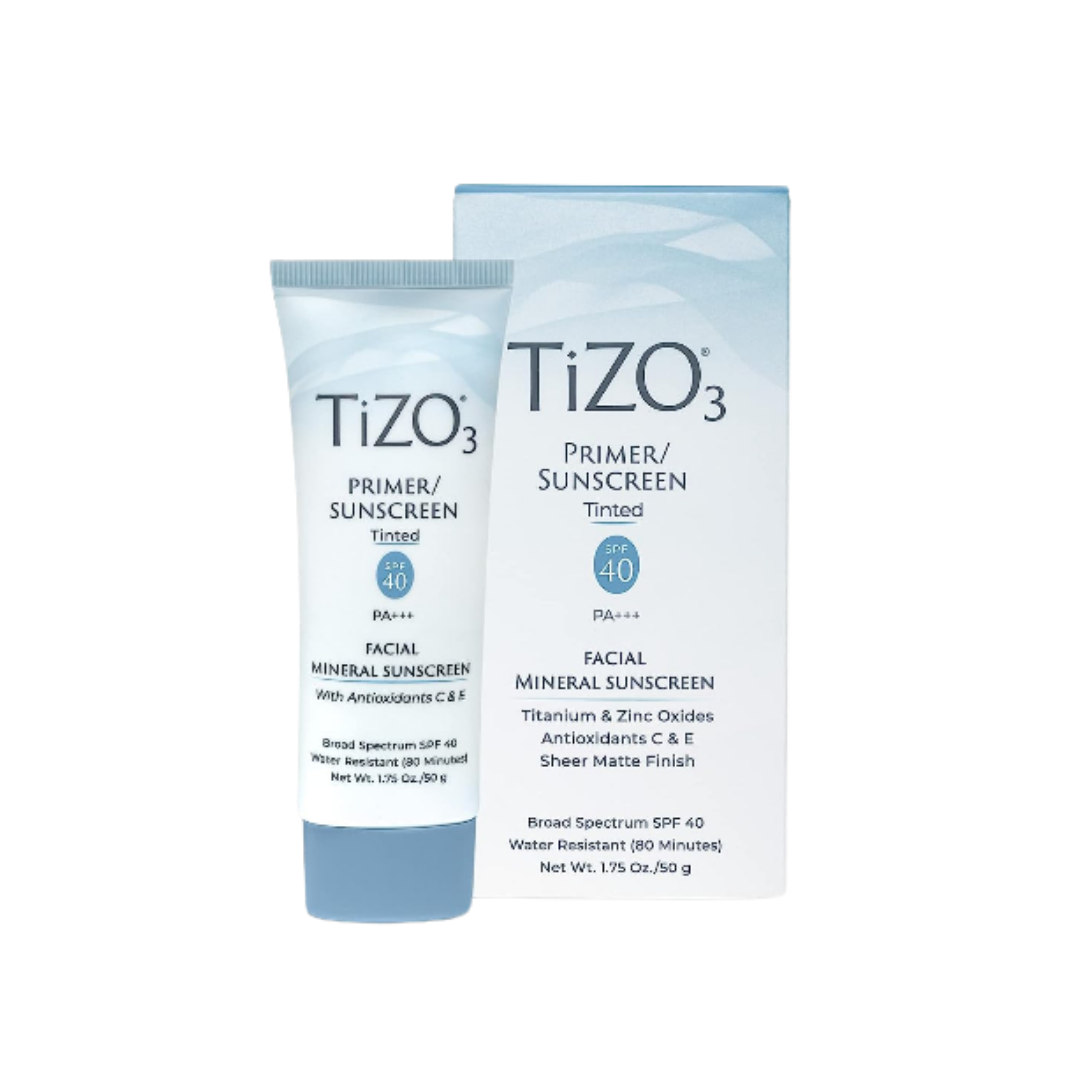 Tizo Facial Mineral Sunscreen Tinted SPF 40 - 50g | تايزو واقي شمسي مع لون بعامل حماية من الشمس SPF 40 - 50 غ
