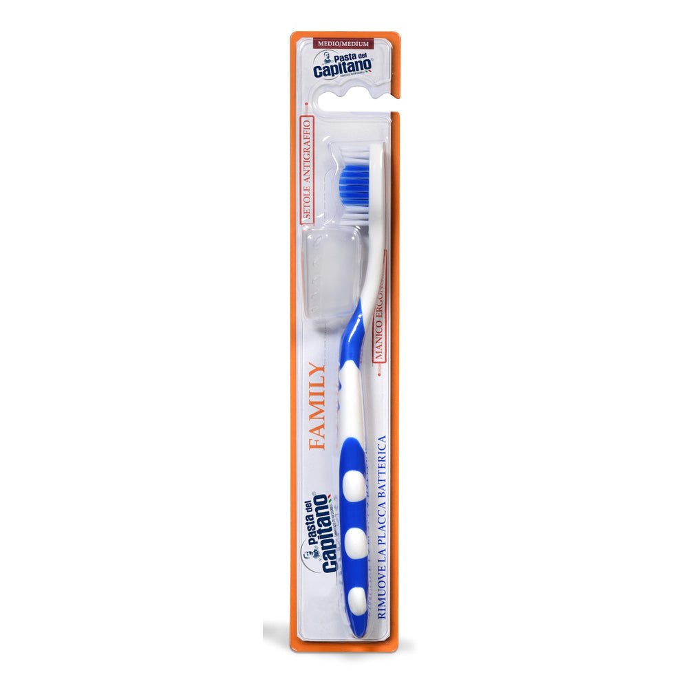 CAPITANO Family Toothbrush - Medium |كابيتانو فرشاة أسنان لجميع أفراد العائلة - متوسطة