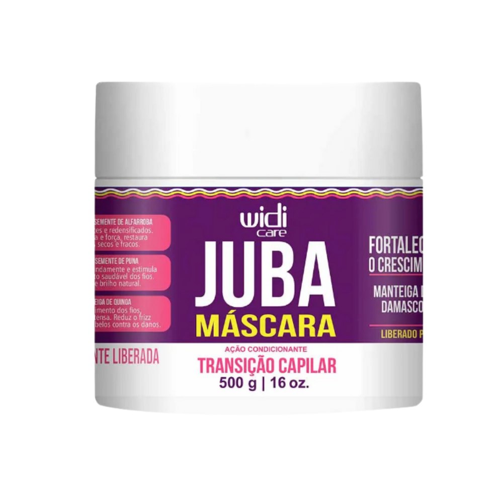 Widi Care Juba Mascara Transicao Capilar - 500g | ويدي كير ماسك لتغذية الشعر و ترطيبه - 500 غرام