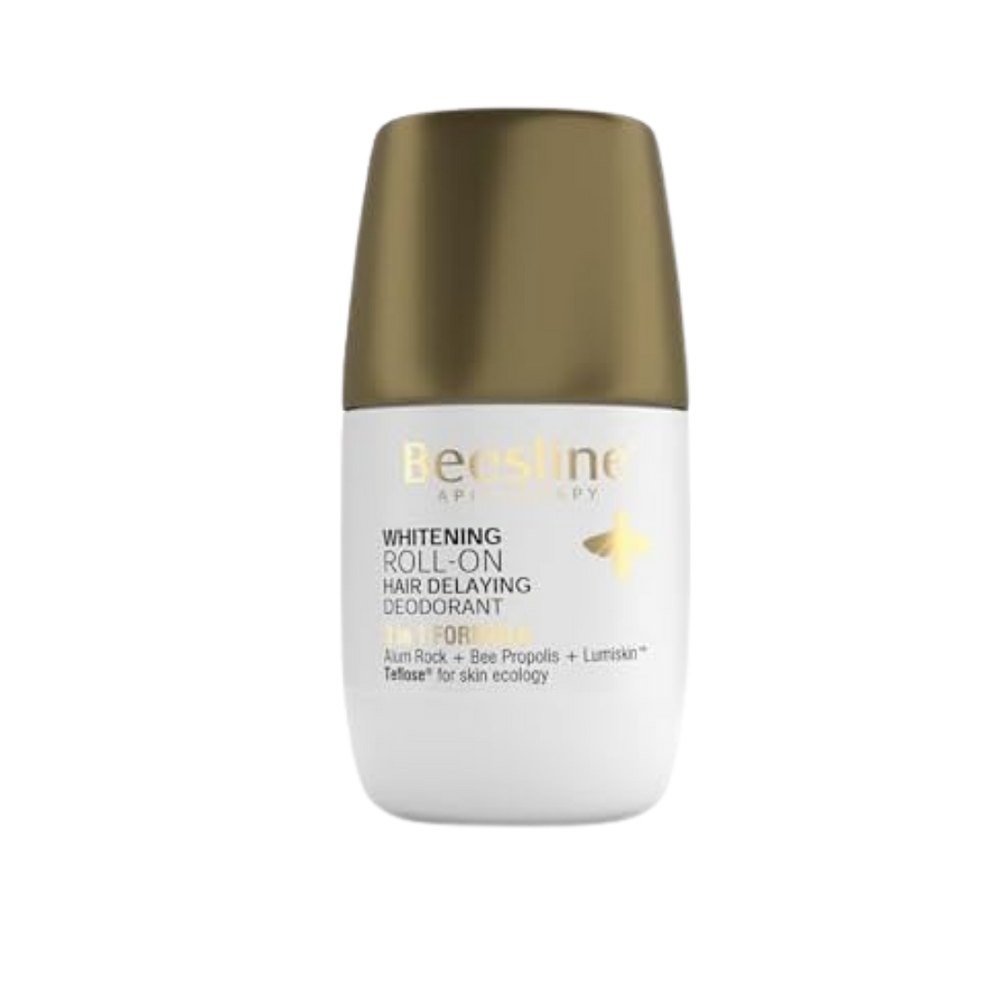 Beesline Whitening Roll On Hair Delaying Deo 3 In 1 | بيزلين مزيل عرق رول اون ويأخر نمو الشعر 3 في 1