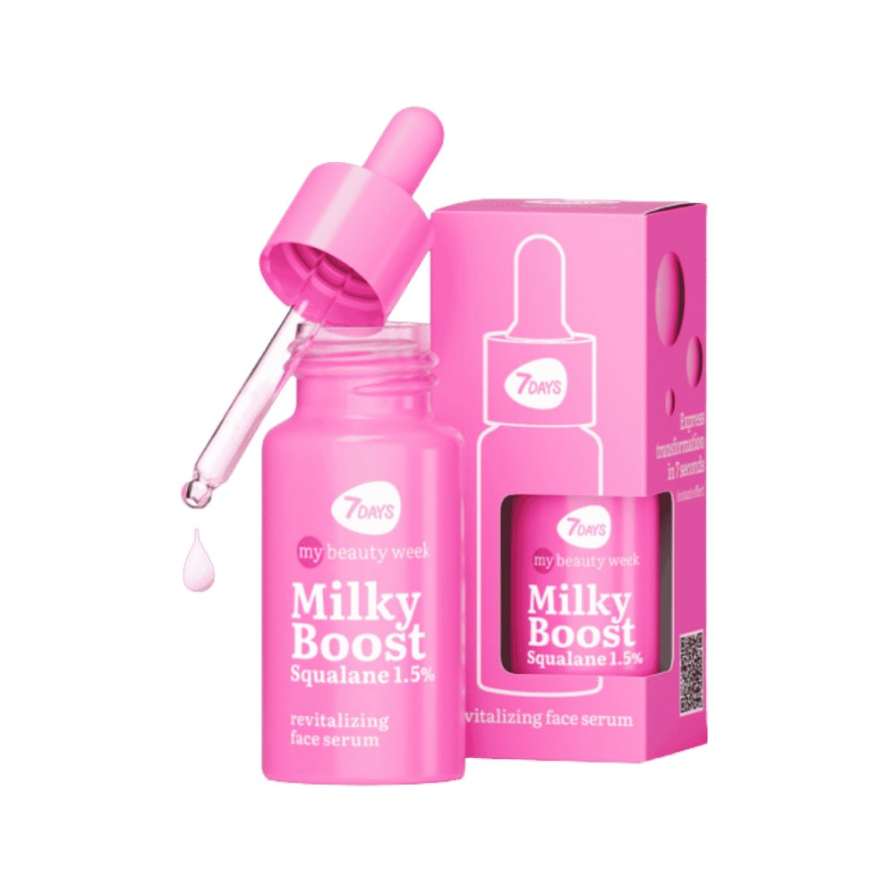 7DAYS Milky Boost Squalane 1.5% Revitalizing Face Serum - 20ml | سفن ديز سيروم لترطيب البشرة - 20 مل