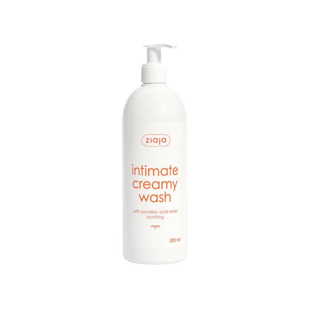 Ziaja Intima Creamy Wash Ascorbic Acid - 500ml | جايا غسول كريمي للمنطقة الحساسة - 500 مل