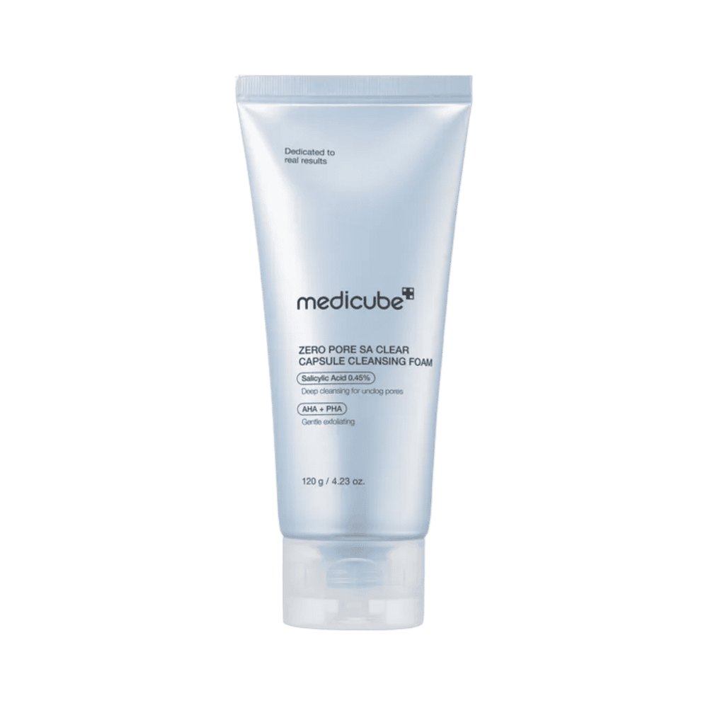 MEDICUBE Zero Pore SA Clear Capsule Cleansing Foam - 120g |ميدي كيوب غسول رغوي بكبسولات لتنقية المسام – 120 غ