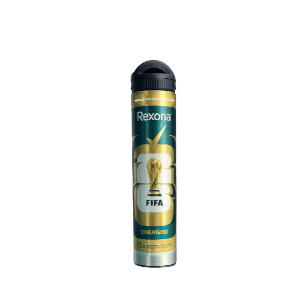 Rexona Energise 72h Body Heat Activated Antiperspirant - 200ml | ريكسونا مزيل عرق بخاخ للرجال - 200 مل