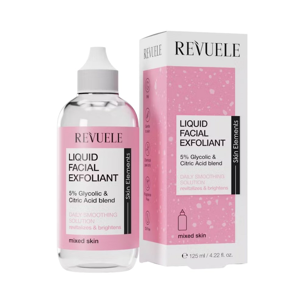 Revuele Delicate peeling for the face 5% mixture of glycolic and citric acid - 125ml | ريفويل مقشر لتفتيح وتنعيم الوجه