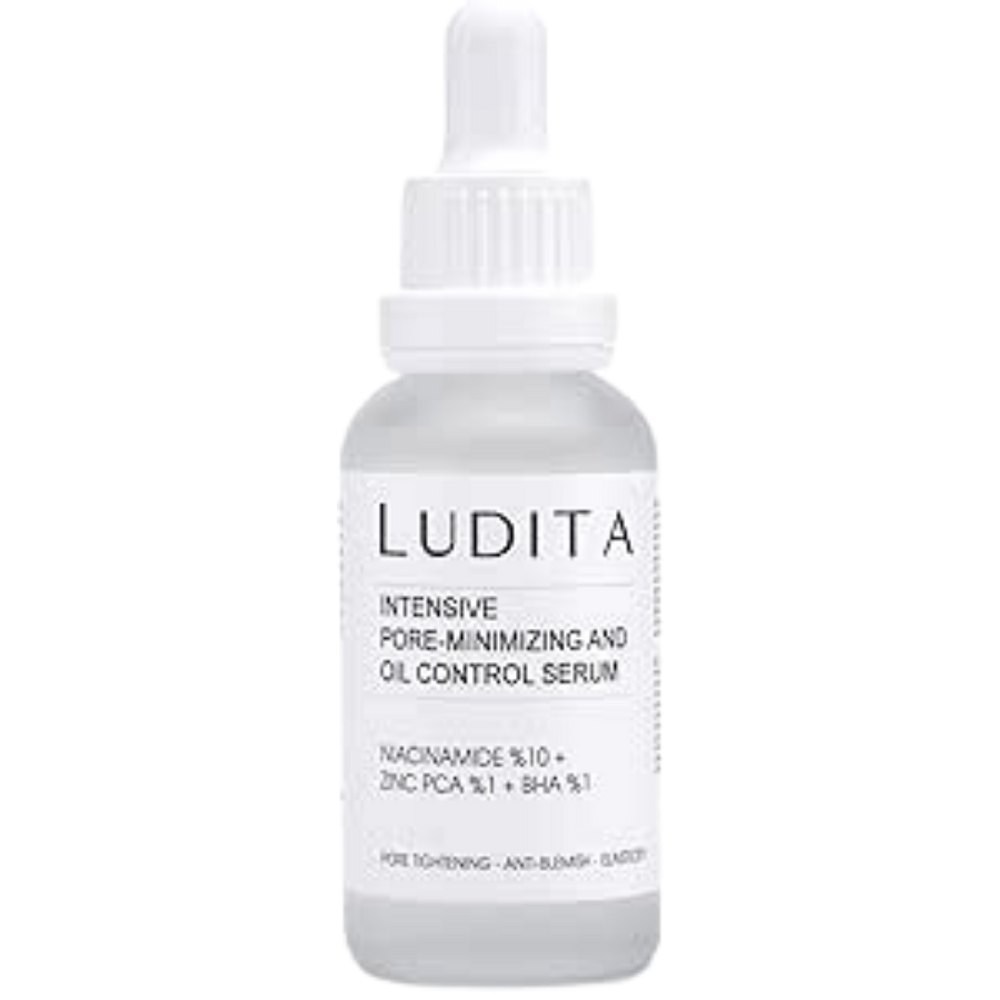 LUDITA Intensive Pore-Minizinig And Oil Control Serum - 30ml | لوديتا سيروم لتصغير المسام والتحكم بالإفرازات الدهنية - 30 مل
