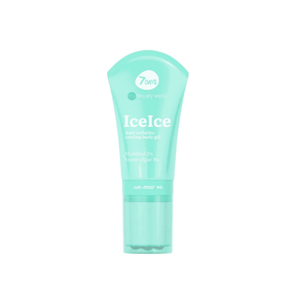 7Days ICEICE Anti-Cellulite Cooling Body Gel - 130ml | سفن ديز جل كرايو مبرد مع رول مساج 2 في 1 - 130 مل