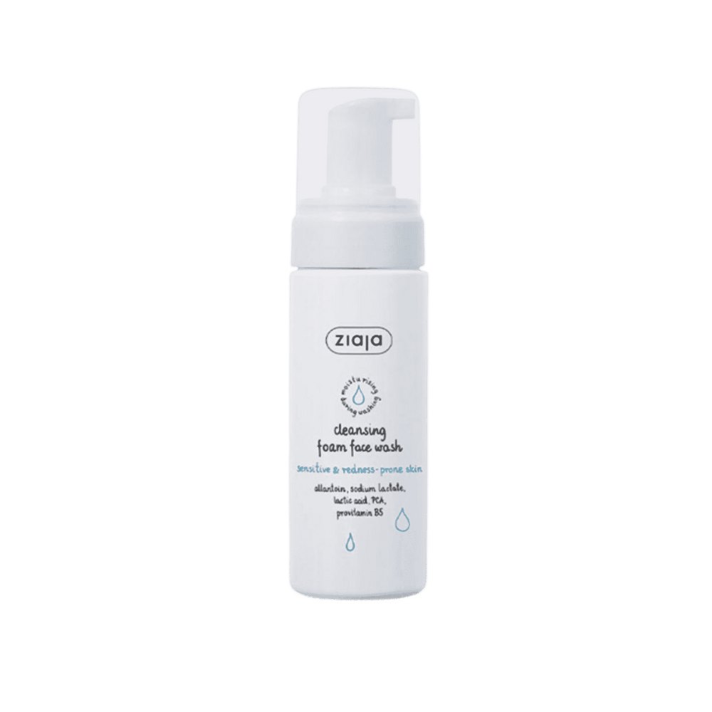 Ziaja Cleansing Foam Face Wash Sensitive & Redness-prone Skin - 150ml | جايا غسول رغوي لطيف للبشرة الحساسة - 150 مل
