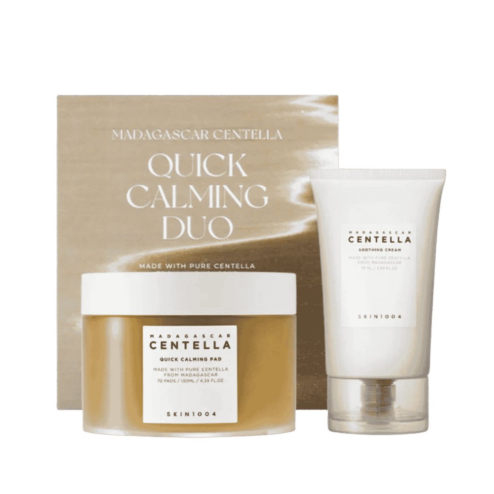 SKIN1004 - Madagascar Centella Quick Calming Duo Set - 130ml | سكين 1004مجموعة مهدئة سريعة سنتيلا -130مل