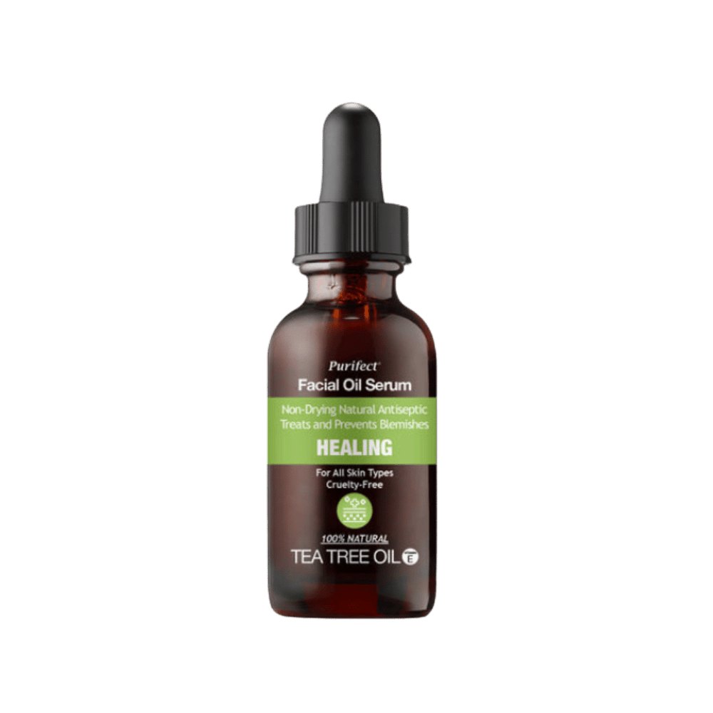 Purifect Facial Oil Serum Tea Tree & Vitamin E Healing - 30ml | بيورفيكت سيروم زيت للوجه - 30مل