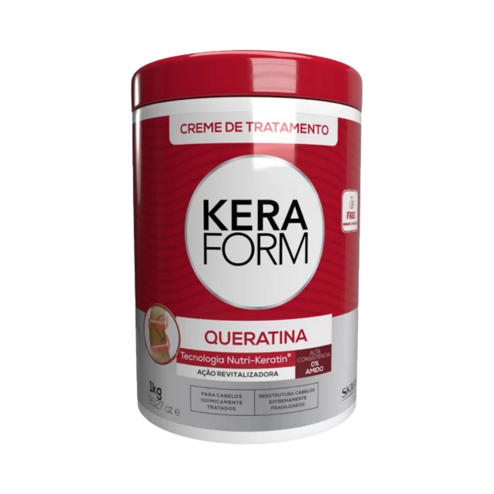 SKAFE Keraform Tratamento Creme Intensivo Queratina - 1kg | سكاف ماسك للشعر التالف والضعيف - 1 كغ