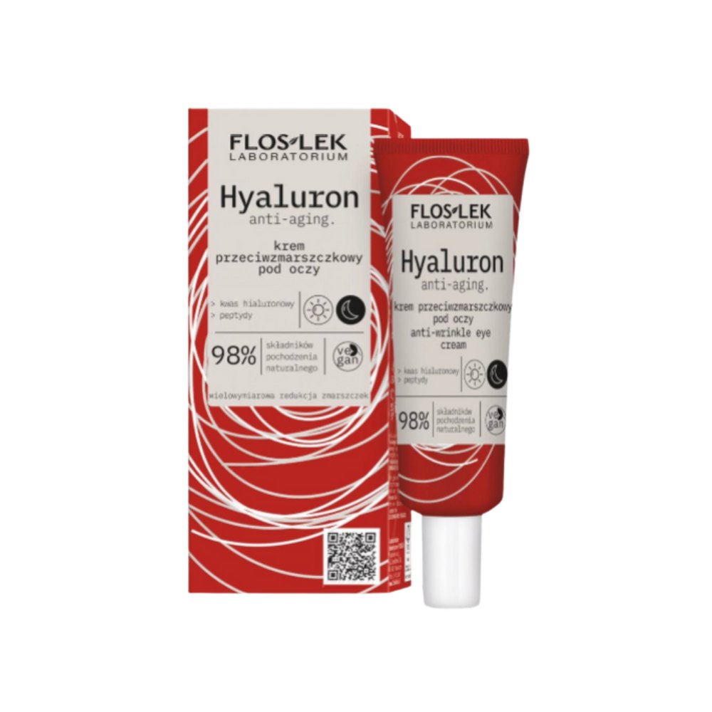 FLOSLEK PHARMA HYALURON Anti-wrinkle eye cream - 30ml | فلوسليك فارما كريم ضد التجاعيد حول العين - 30 مل
