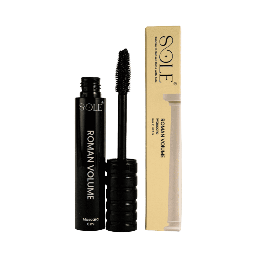 Sole Roman Volume Mascara - Black - 6ml |سولي ماسكارا رومان فولوم - أسود - 6 مل