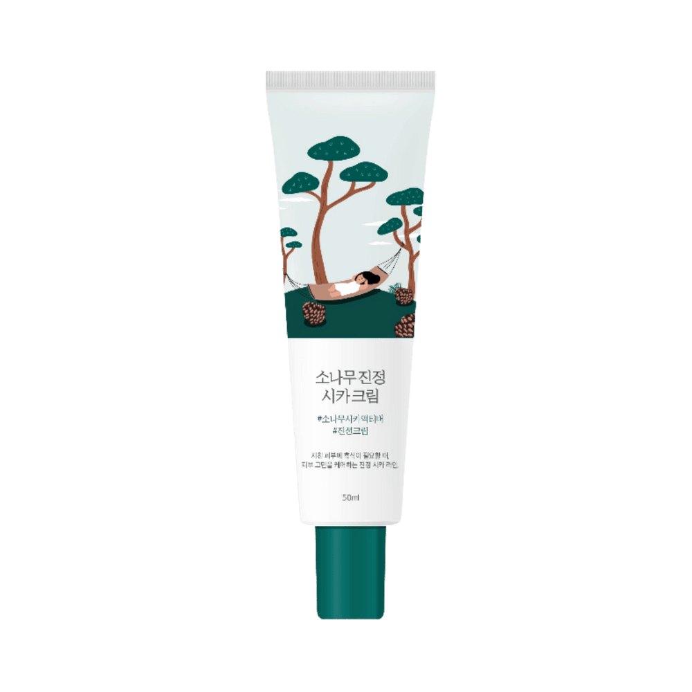 ROUND LAB Pine Calming Cica Cream - 50ml | راوند لاب كريم مهدئ بالسينيتلا - 50 مل
