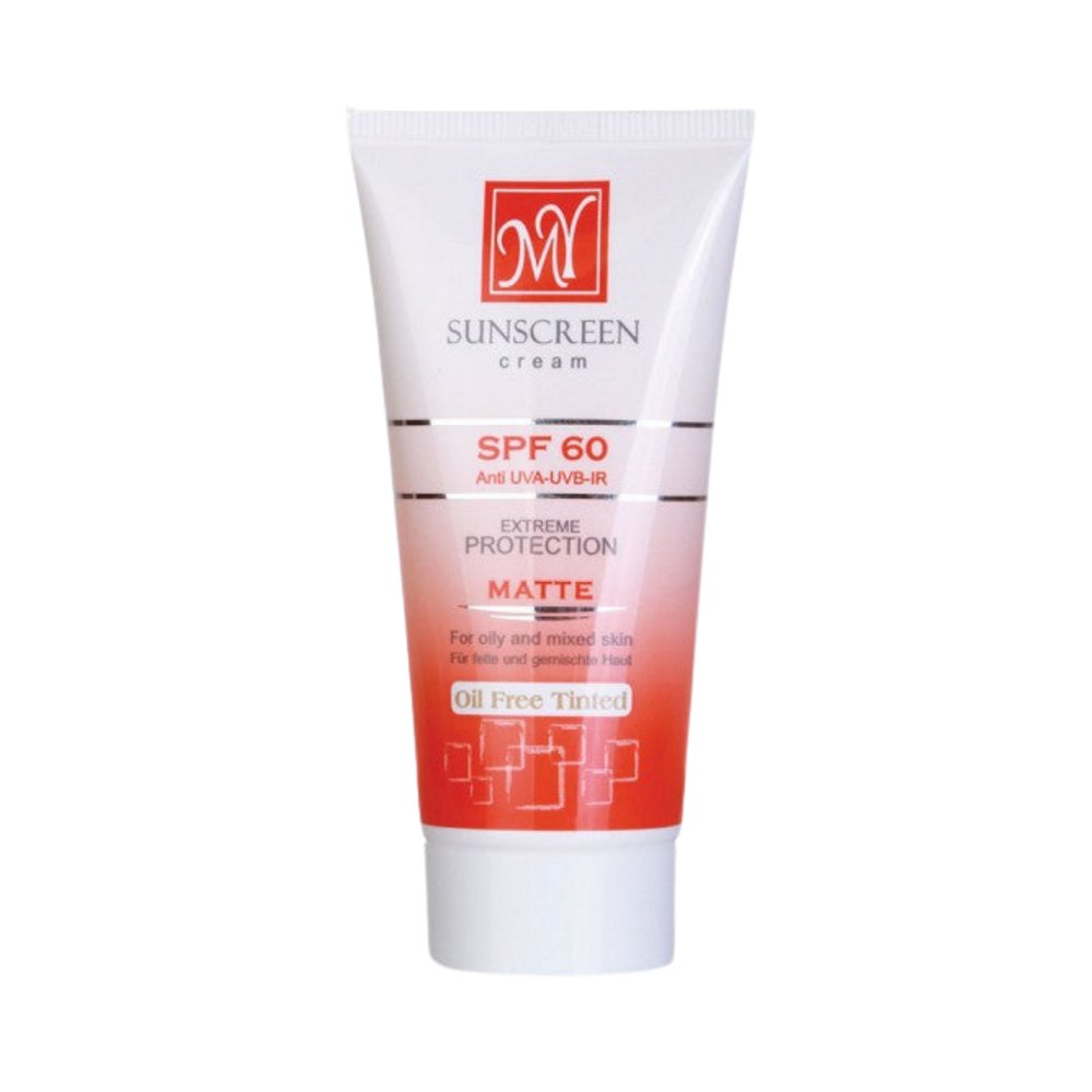 M .Y Sun Screen Cream Tinted Spf60 - 50 ml | واقي شمسي مع لون spf60 ام واي