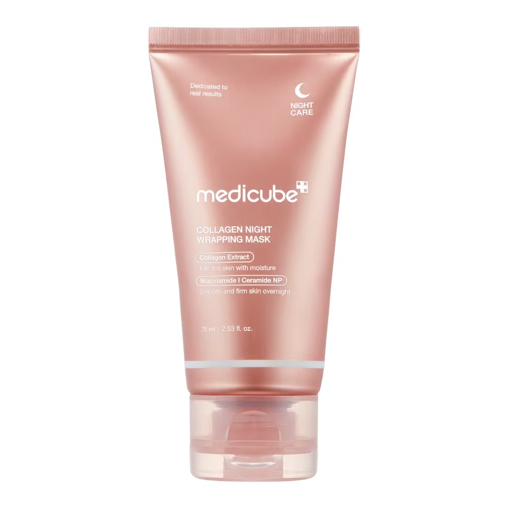 Medicube Collagen Night Wrapping Night Face Mask - 75ml | ميدي كيوب قناع الكولاجين الليلي للوجه - 75 مل