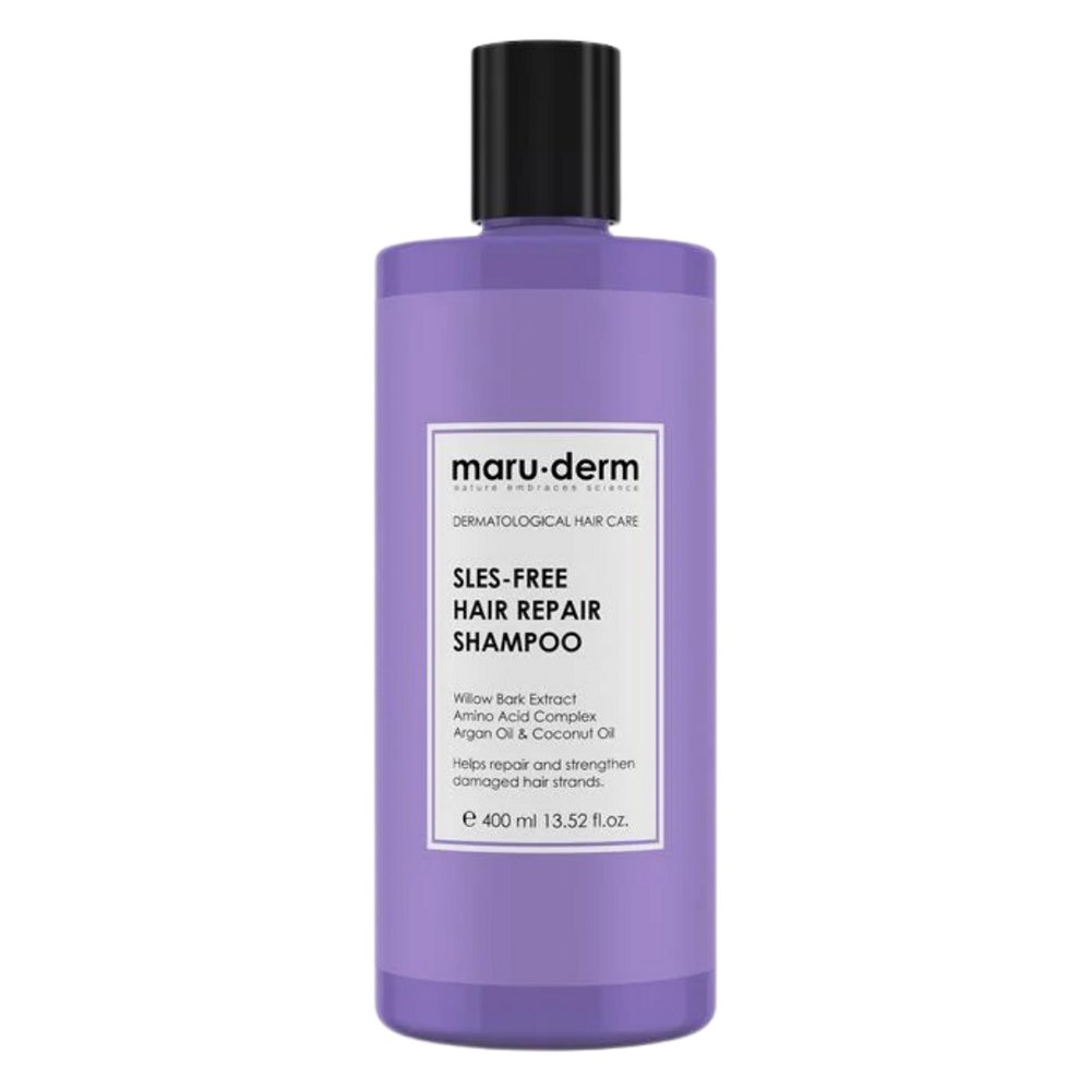 maru.derm Sles-Free Hair Repair Shampoo - 400ml | مارو.ديرم شامبو خالي من السلفات و مرمم للشعر - 400 مل