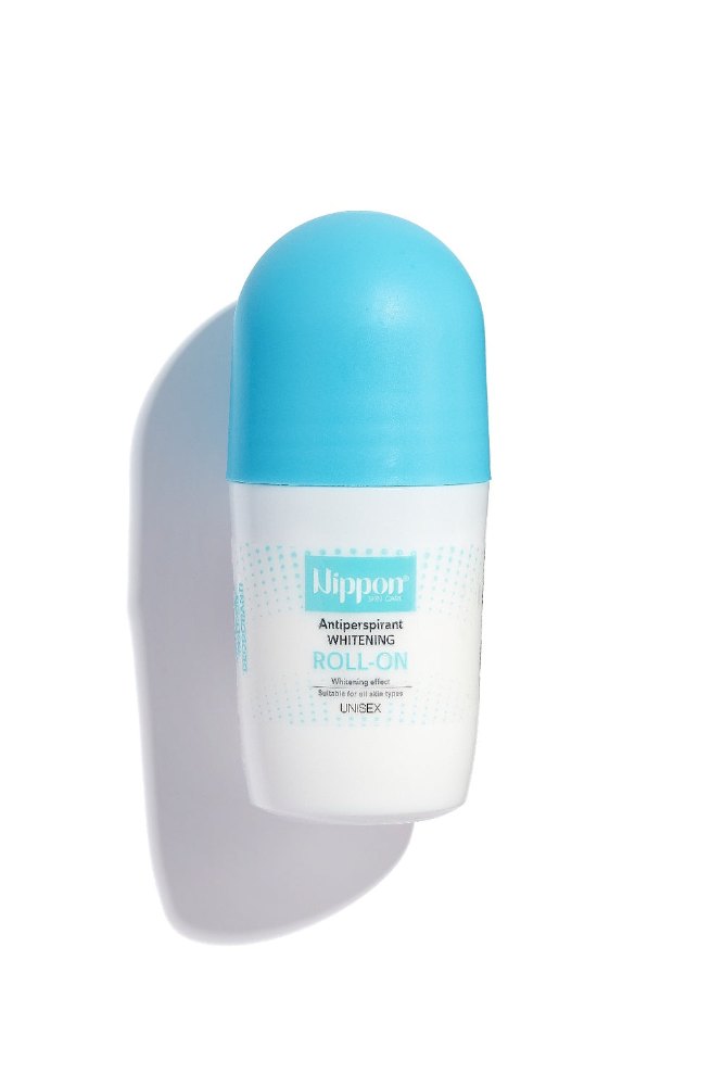 Nippon Roll Antiperspirant Whitening Roll -On Unisex - 70ml | نيبون مزيل تعرق رول مبيّض - 70مل