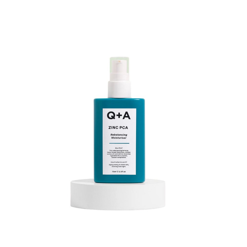 Q+A Zinc PCA Rebalancing Moisturiser - 75ml | كيو بلس ايه مرطب للبشرة الدهنية و المختلطة - 75 مل