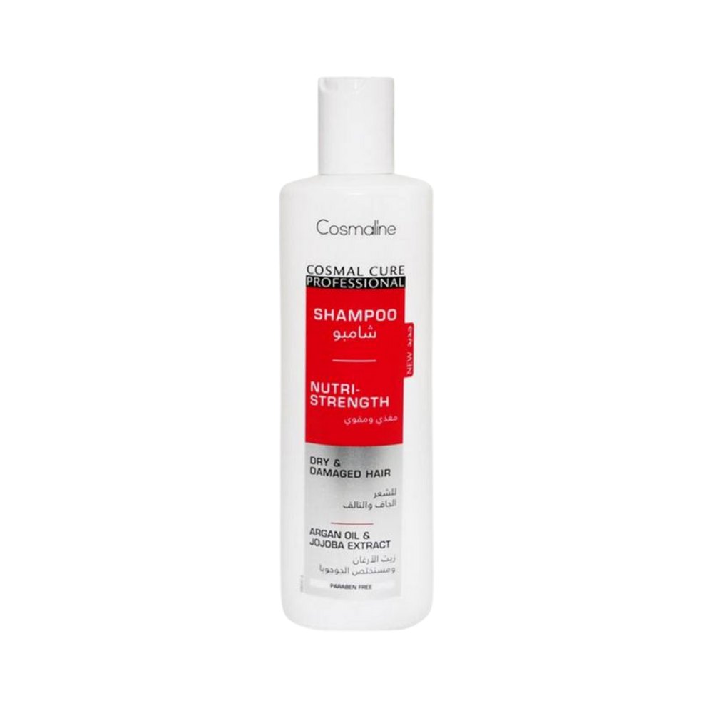 Cosmaline Cosmal Cure Professional Nutri-Strength Shampoo - 1000ml | كوزمالين شامبو كوزمال كيور الاحترافي ذو القوة المغذية - 1000 مل