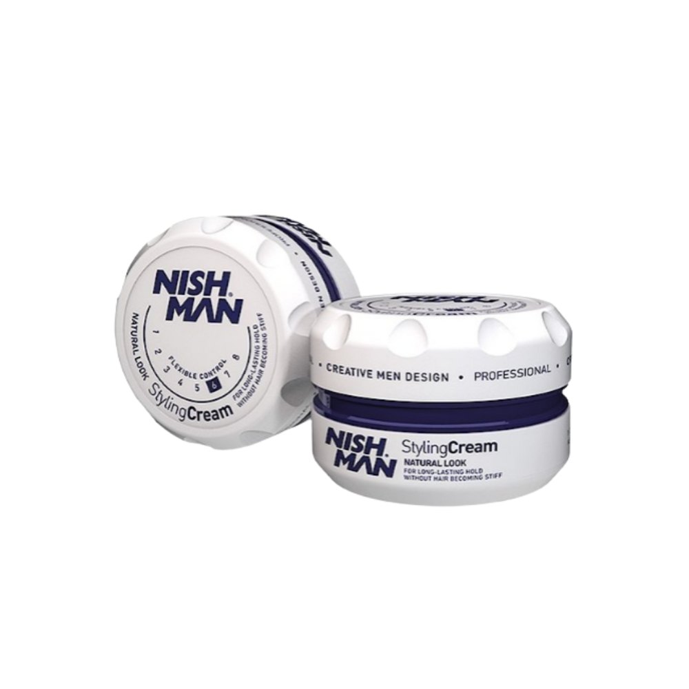 NISH MAN Styling Cream Natural Look - 150ml| نيشمان كريم تصفيف الشعر للرجال -150 مل