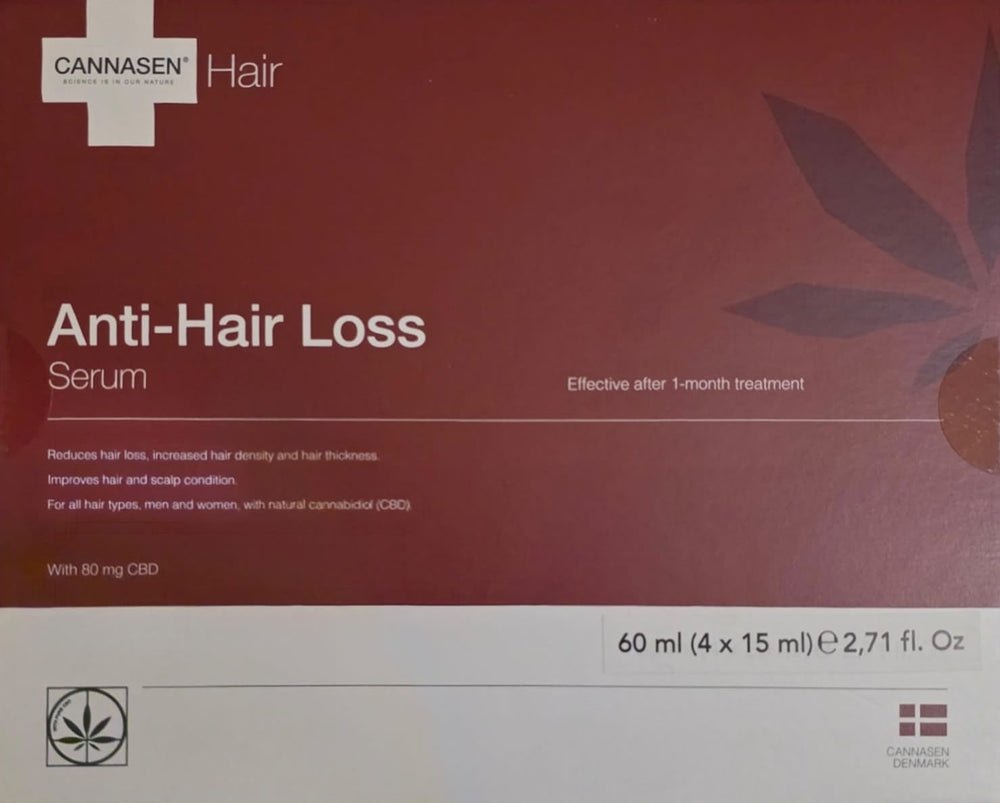 CANNASEN CBD Anti -Hair Loss Serum With - 60ml | كاناسين سيروم ضد تساقط الشعر - 60مل
