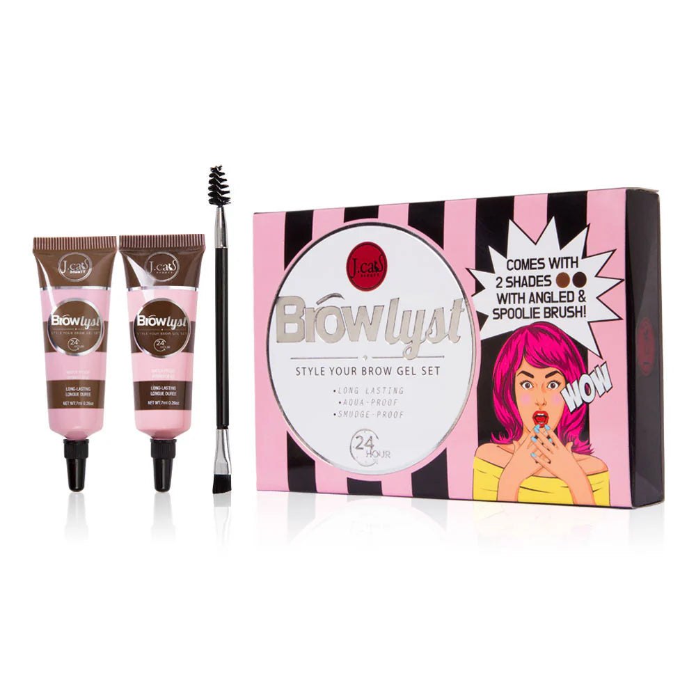 J. Cat BROW LYST Style Your Brow Gel Set| جي كات مجموعة جل الحواجب