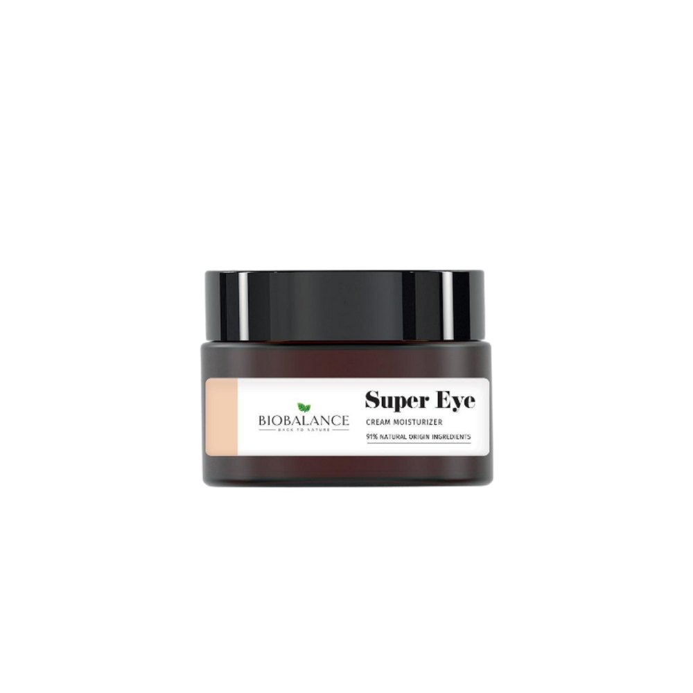 Bio Balance Super Eye Firming And Moisturizing Eye Cream With Hyaluronic Acid Collagen And Vitamin C - 20ml |بايو بالانس كريم العين بحمض الهيالورونيك و الكولاجين - 20 مل