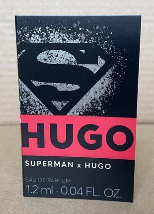 HUGO BOSS Sample hugo x superman edp - 1,2ml | هيوكو بوس عينة عطر إكس سوبرمان للرجال - 1,2 مل