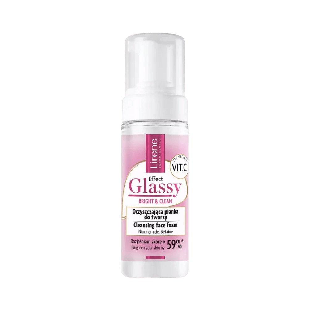 Lirene Effect Glassy Cleansing Bright & Clean - 150ml | ليرين غلاسي غسول الوجه – 150 مل