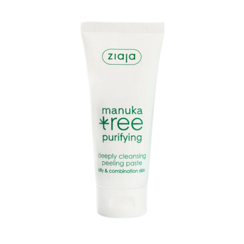 ziaja Tree Purifying Deeply Cleansing - 75ml | جايا غسول بقوام معجون مقشر بخلاصة أوراق المانوكا - 75 مل