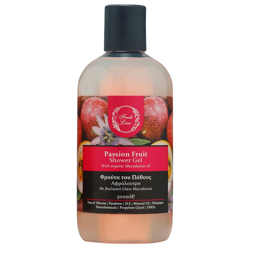 Fresh Line Passion Fruit Shower Gel - 300 ml |فريش لاين شاور جيل بفاكهة الباشن فروت – 300 مل