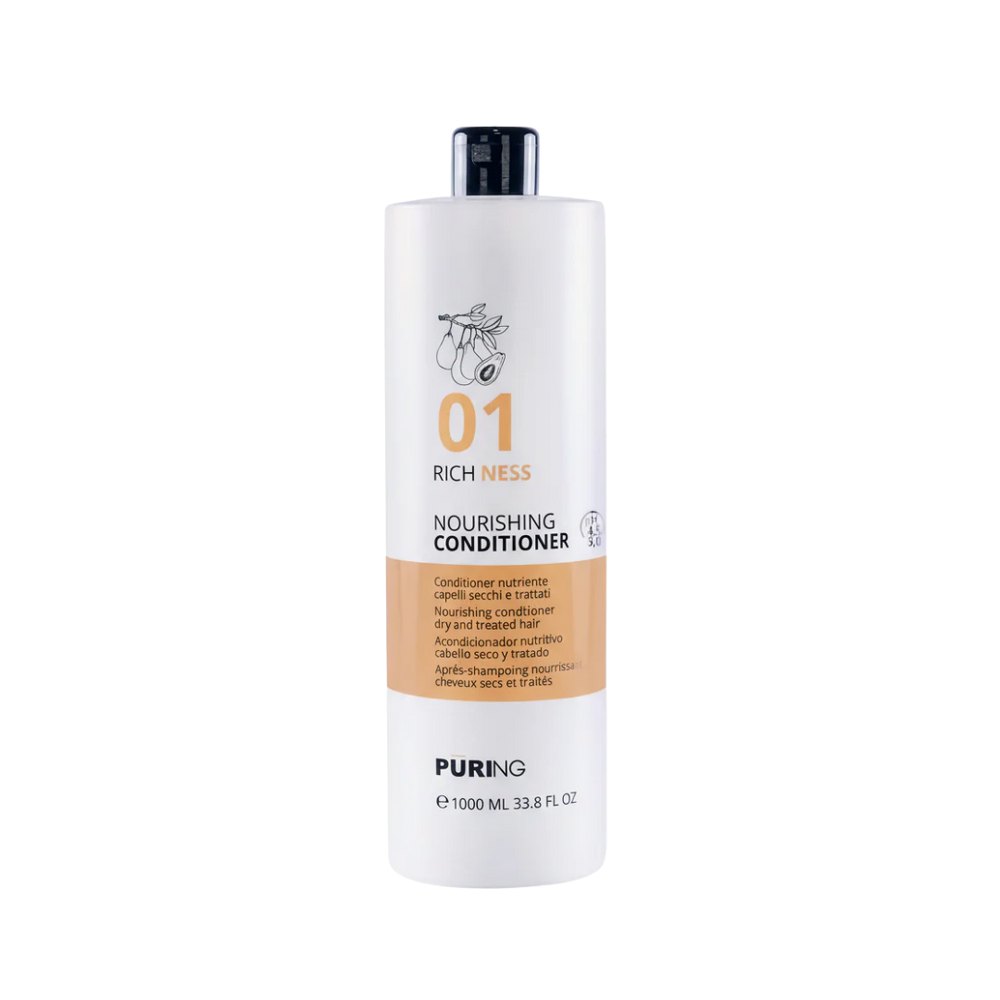 Puring 01 Richness Nourishing Conditioner - 1000ml | بيورنك بلسم للشعر الجاف والمتطاير - 1000 مل