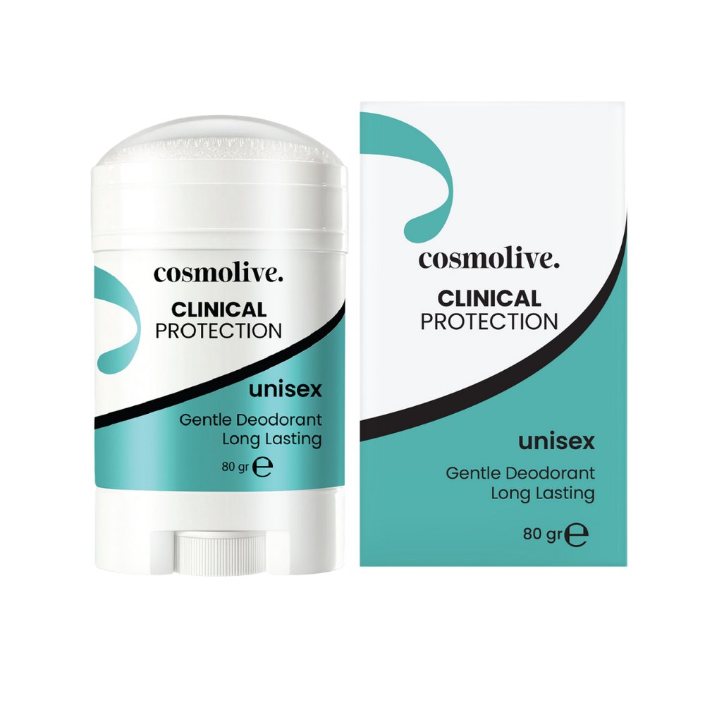 cosmolive Clinical Protection Unisex Gentle Deodorant Long Lasting - 80g | كوزمولايف مزيل تعرق ستيك للجنسين - 80 غ