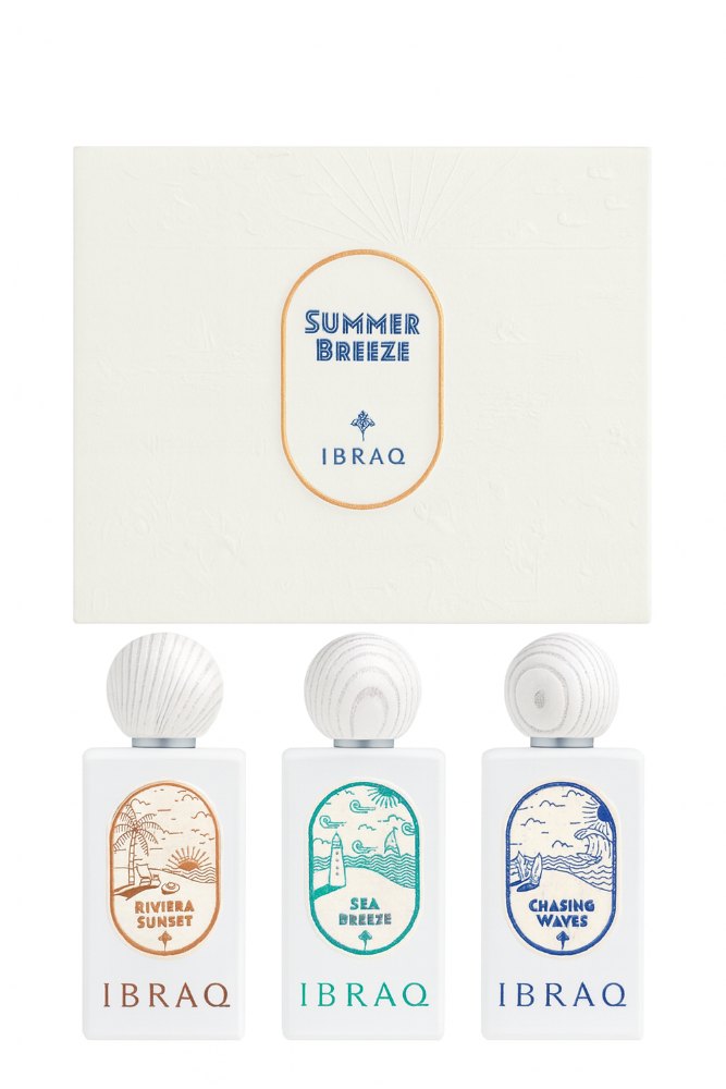IBRAQ Ibrahim Al-Qurashi SUMMER COLLECTION-3 x 10 mL | ابراهيم القرشي مجموعة الصيف للجنسين – 3 × 10 مل