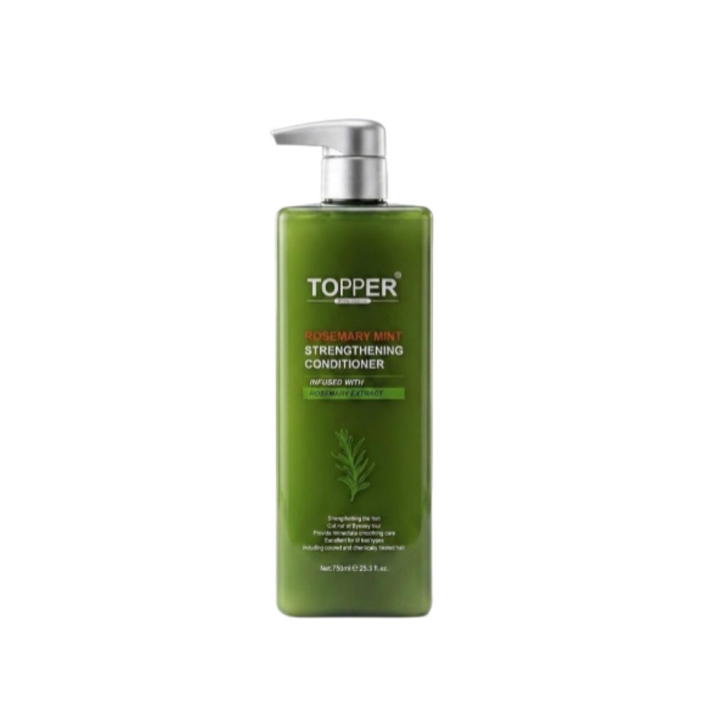 TOPPER PROFESSIONAL Rosemary Mint Strengthening Conditioner - 750ml | توبر بلسم مقوي بالروزماري والنعناع - 750مل