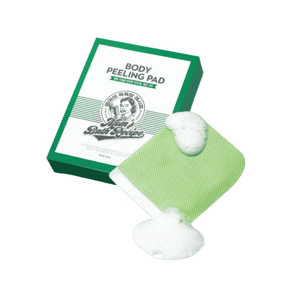 Mom's Bath Recipe Body Peeling Pad - 25mlx8pads | مومز باث ريسيبي ليفة تقشير للجسم - 25 مل . 8 قطع