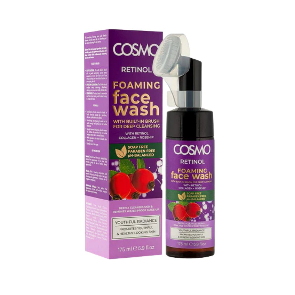 COSMO Retinol Foaming Face Wash - 175ml | كوزمو غسول رغوي للوجه بالريتنول - 175 مل