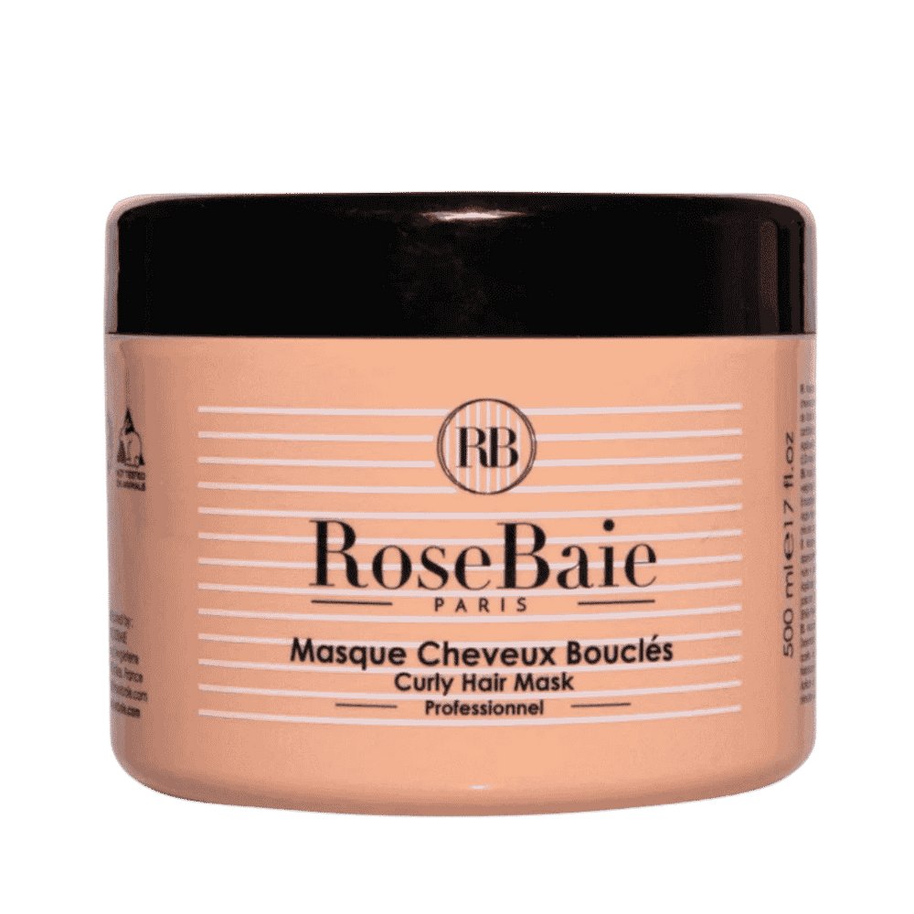 RoseBaie Professional Avocado Oil Curly Hair Mask - 500ml | روزباي باريس ماسك زيت الأفوكادو للشعر الكيرلي – 500 مل