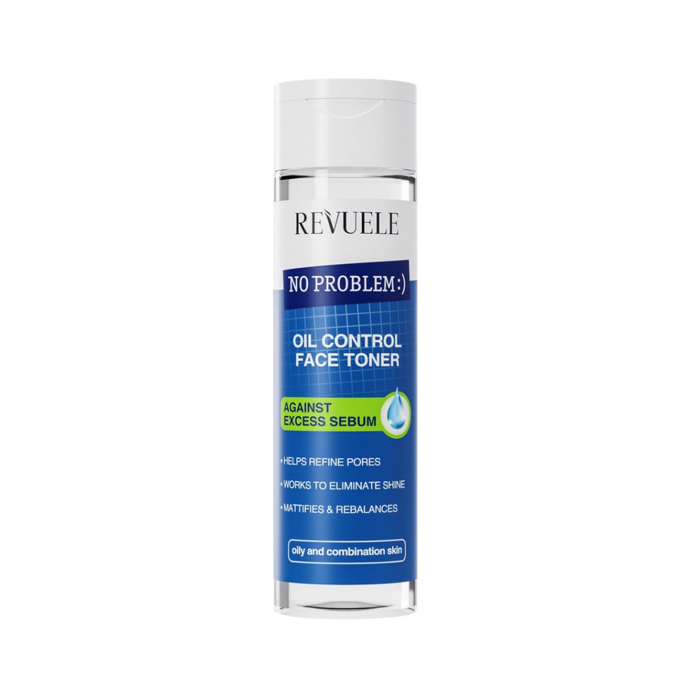 Revuele Oil Control Face Toner - 200ml | ريفويل تونر منظم لافراز الزيت في الوجه - 200 مل