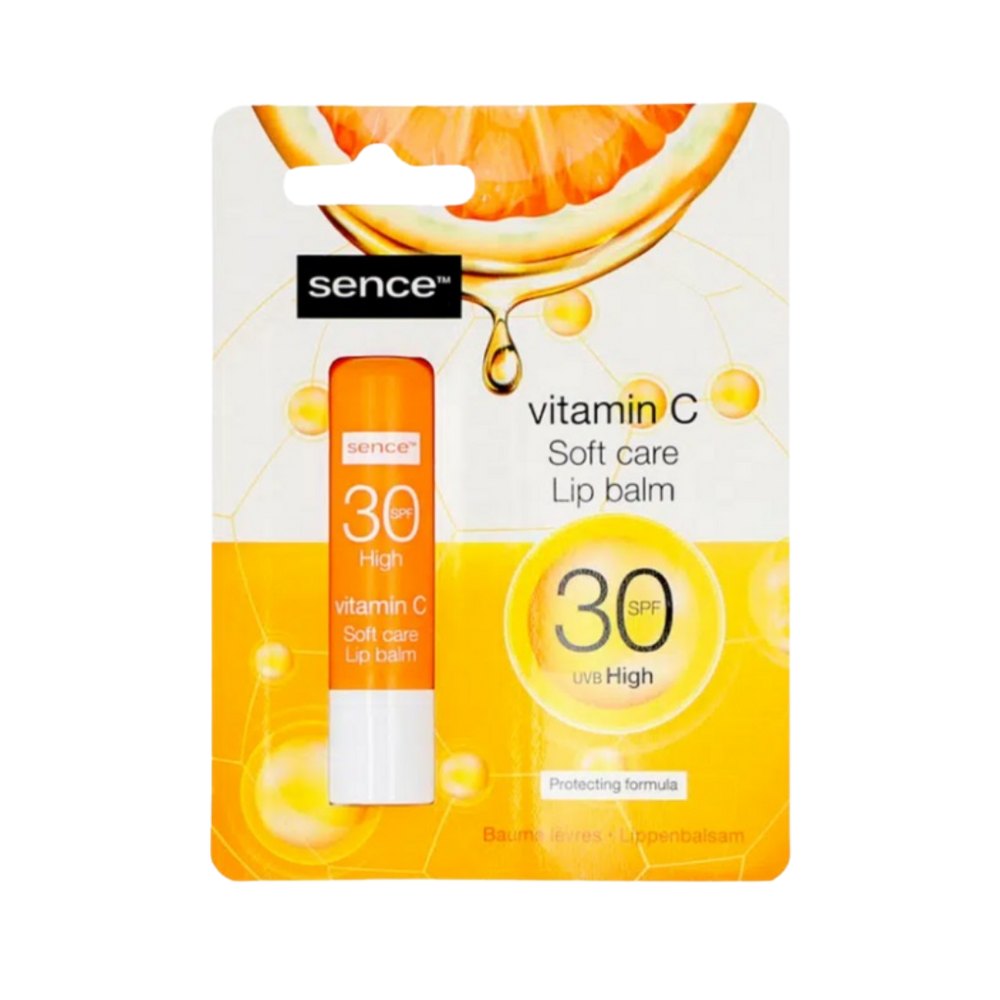 Sence Beauty Vitamin C Soft Care Lip Balm + SPF30 | سينس بيوتي مرطب شفاه بالفيتامين سي