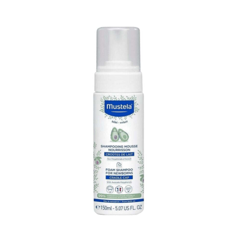 Mustela Foam Shampoo for Newborns - 150ml | موستيلا شامبو رغوي لحديثي الولادة - 150 مل