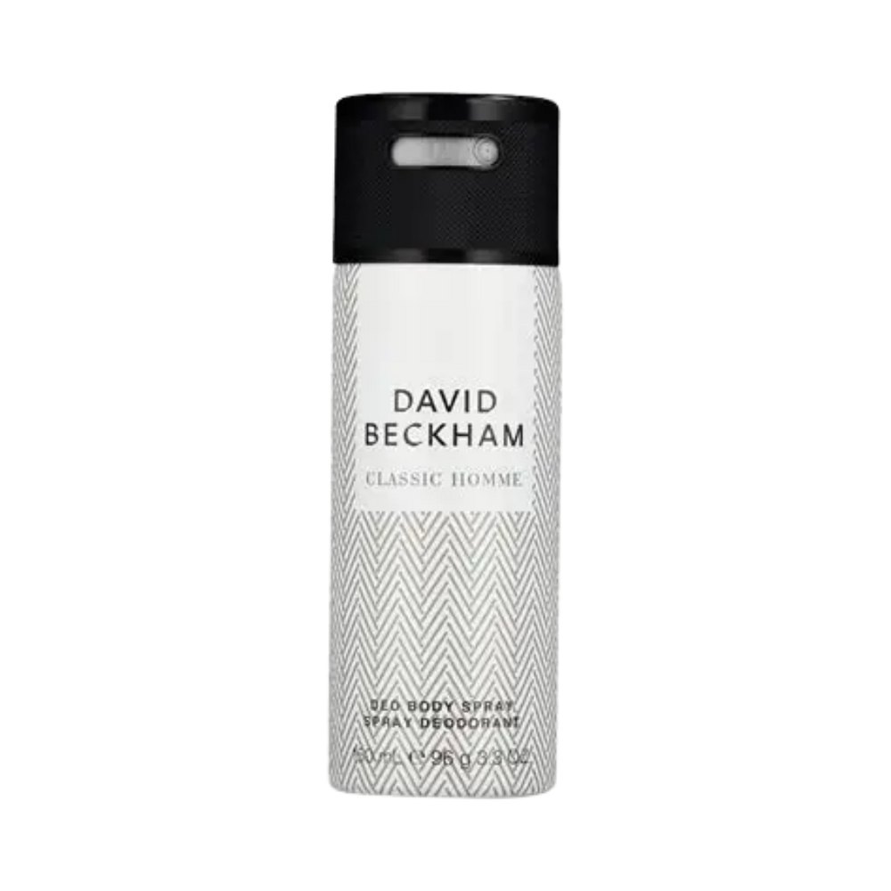 DAVID BECKHAM Classic Homme Body Spray 150ml | ديفيد بيكهام كلاسك هوم بخاخ للجسم للرجال - 150 مل