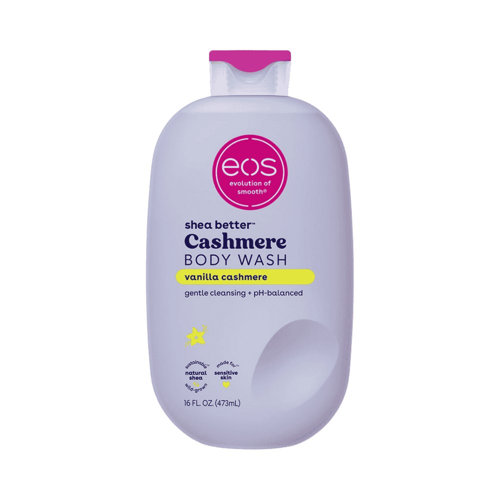 eos Shea Better Cashmere Body Wash - Vanilla Cashmere - 473ml | اي او اس غسول جسم كاشمير فانيلا - 473مل