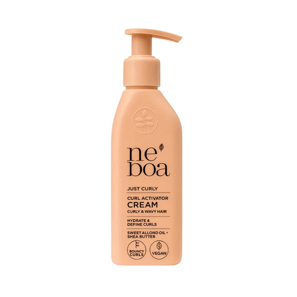 Neboa Just Curly Curl Activator Cream Curly & Wavy Hair - 175ml | نيبوا كريم للشعر الكيرلي والمموج - 175 مل