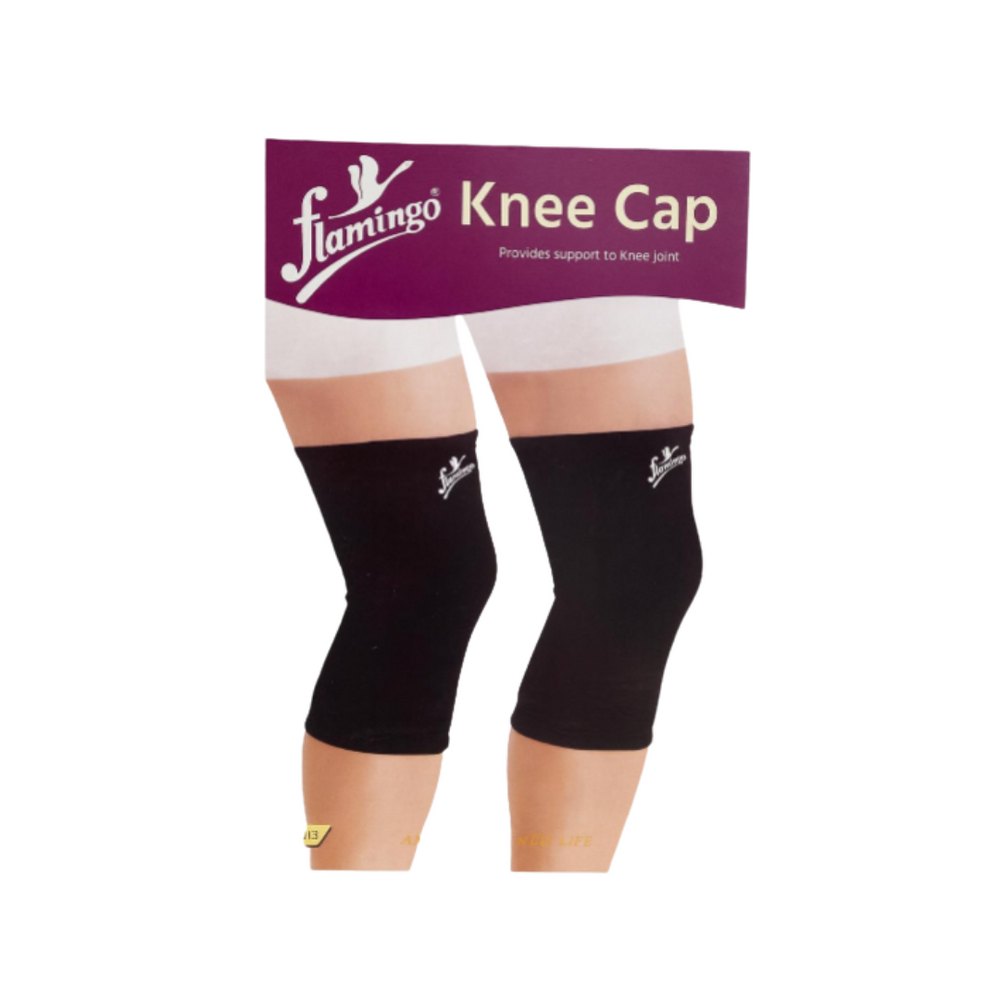 Flamingo Care Knee Cap Medium Provides Support To Knee Joint 30 + Years | فلامنجو دعامة الركبة للأشخاص فوق 30 عام