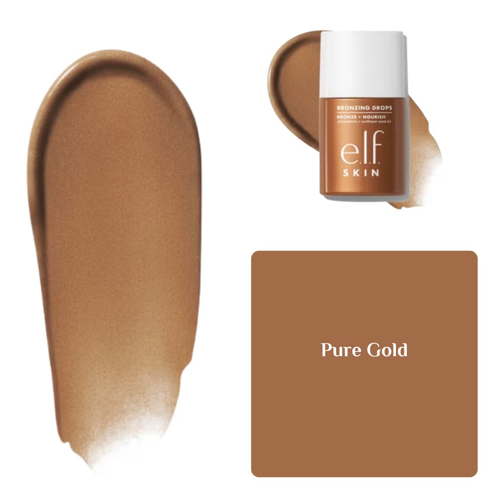 e.l.f. Skin Bronzing Drops Bronzer + Nourish - 30ml | الف سيرو مسمر و مغذي للبشرة - 30 مل