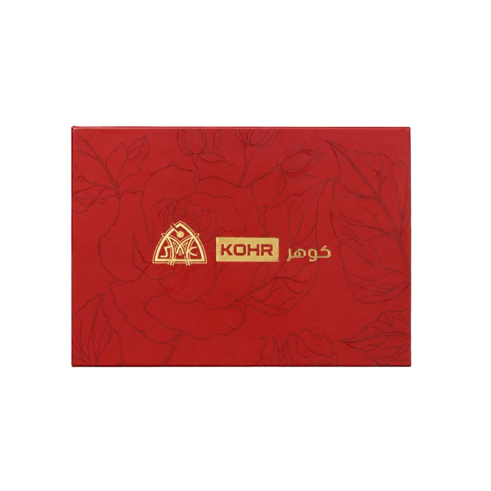 KOHR Hair Straightener Comb Gift Box - 100ml | كوهر علبة جهاز فرد الشعر و مشط - 100مل
