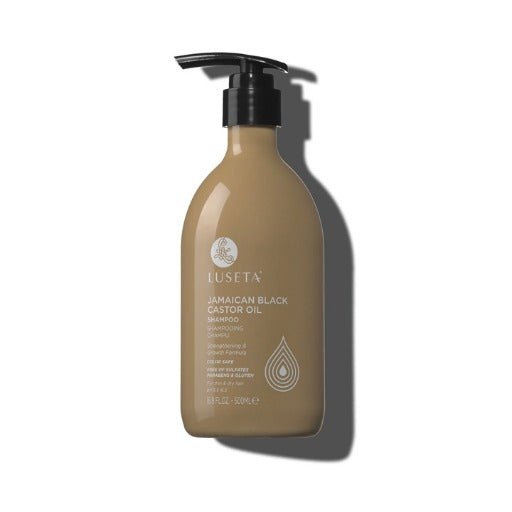 LUSETA Jamaican Black Castor Oil Shampoo - 500ml | لوسيتا شامبو للشعر الجاف بزيت الخروع - 500 مل